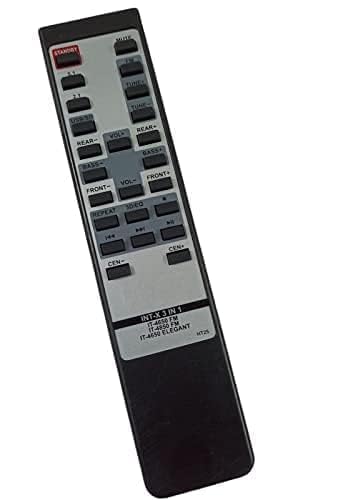IT-4850 Remote Control Compatible for INTEX Home Theatre Systems Supports IT-4650, IT-4850, 2.1/5.1 CH FM/USB/SD Functions Black