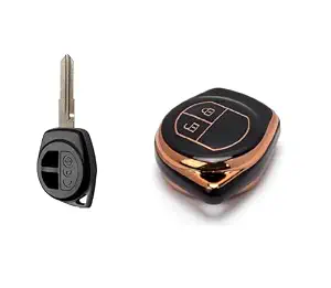 Key Replacement Shell(Fob) with TPU Key Protection Cover Compatible for Maruti Suzuki Baleno,Brezza,Celerio,Ciaz,New Ertiga,Swift,Dezire,S-Presso,S-Cross,Xl6 Etc