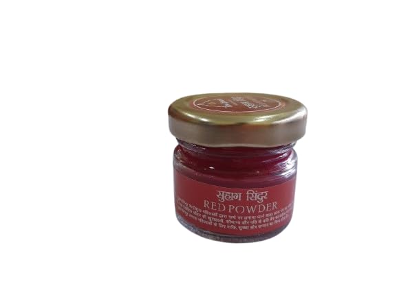 Suhag Sindoor Red | Long-Lasting, Smudge-Proof Sindoor for Daily Use | Bright Red Kumkum Powder for Married Women | Safe & Skin-Friendly Sindoor for Forehead | 20g - Image 3