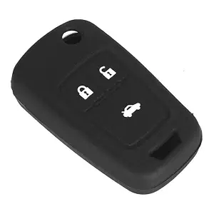 AG Future Silicone Key Fob Cover for Cruze, Black, Smart Key Protector Shell, 1 Piece