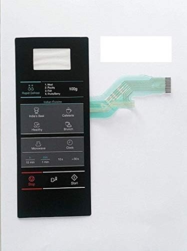Samsang Microwave Oven Membrane Touch Keypad, Compatible with MW73AD MW-73AD Model, Black