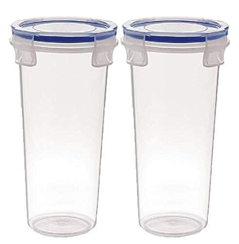 AG Future Perfect Lock & Seal Pack | 500ml Transparent Plastic Tumbler with Lid | Airtight & Leak-Proof Storage Container - Image 4