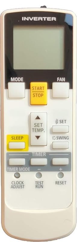 Air Conditioner Remote Compatible with O General Split & Window AC Model AC-107C Replacement Remote Control 1 Year Warranty Easy Setup & Durable Design (White)