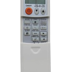 Air Conditioner Remote Compatible for Mitsubishi Split AC Model AC-56A Replacement Remote Control No Setup Required (Please Match Image with Old Remote)