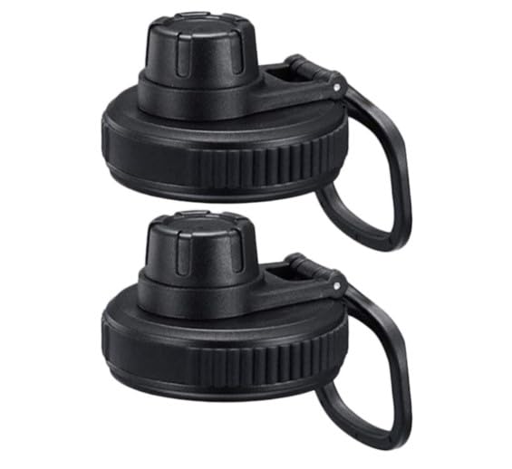 Vacuum Insulated Water Bottle Lids, Wide Mouth Sports Bottle Caps, 2-Pack, Leak-Proof, BPA-Free - Image 5