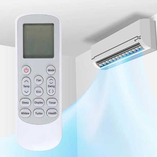 Air Conditioner Remote Compatible for Mitsubishi Split AC Air Conditioner Remote Compatible with Godraj Split/Window AC Remote Control Model AC-191 White, Pack of 1Model AC-56A Replacement Remote Control No Setup Required (Please Match Image with Old Remote) - Image 2