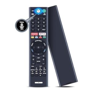 Non Voice Replacement Remote for Sonyy and Bravia TVs Compatible with Sonyy 4K UHD, LED, LCD, HD Smart TVs and TV Models Easy Setup and Hands-Free Control
