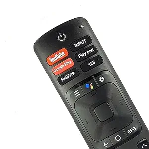 Remote Control Compatible with VU Smart 4K LED LCD HD TVs Non-Voice Remote with Hotkeys for and Hotstar (Pack of 1)
