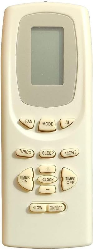 Air Conditioner Remote Compatible with Whirlpol/Godrej Split/Window AC Model No: AC-19A, White, Pack of 1