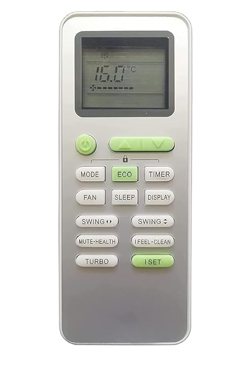 Remote Control Compatible with TCL Smart Split AC Replacement Remote with I-Set Function No Setup Required White (Pack of 1)