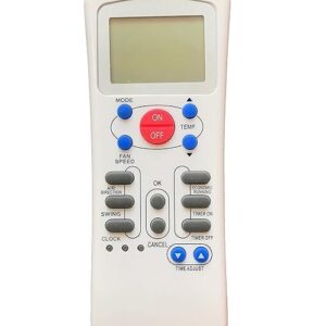 Remote Compatible for Carrier Split/Window AC Model No: R14/CE, White, Pack of 1