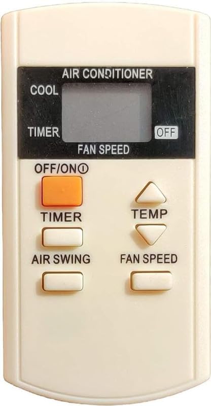 AC-44B Remote Control Compatible with Panasonic Split/Window Air Conditioners 6-Button Layout, White (Pack of 1)