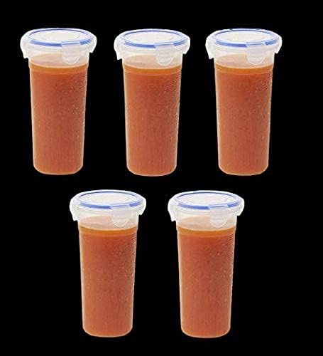AG Future Perfect Lock & Seal Pack | 500ml Transparent Plastic Tumbler with Lid | Airtight & Leak-Proof Storage Container