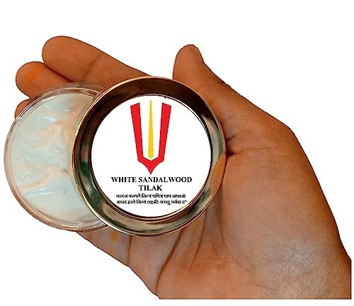 White (Safed) Kesar Tilak Prepared with Pure & Precious Sandalwood - Image 3