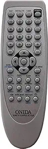 Remote Control Compatible with onidaa 14''–21'' CRT TVs Replacement Controller Easy-to-Use, No Setup Required Grey (Pack of 1)