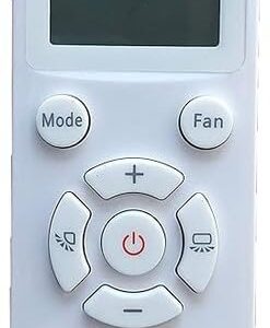 AC-247 Remote Control Compatible with Daikin Split AC Replacement Remote for Daikin Air Conditioners, White (Pack of 1)