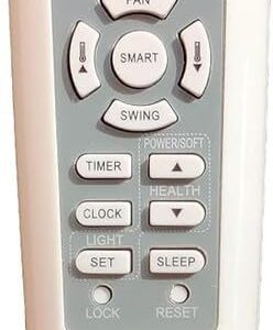 AC-30 Remote Control Compatible with Haier Split/Window AC Replacement Remote for Haier Air Conditioners, White (Pack of 1)