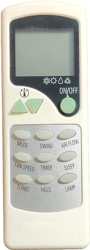 AC-7B Remote Control Compatible with Voltaas Split/Window Air Conditioners Exact Replacement, White (Pack of 1)