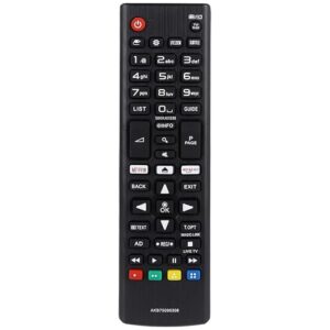 Replacement LG Remote Control for Remote Control LG TV 32LJ610V 43UJ634V 49UJ634V 55UJ634V 60UJ6307 65UJ634V, Black