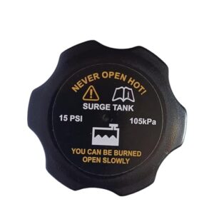 Coolant Tank Bottle Cap, Radiator Reservoir Cap for Chevrolet Beat, Cruze, Leak-Proof Engine Coolant Cap