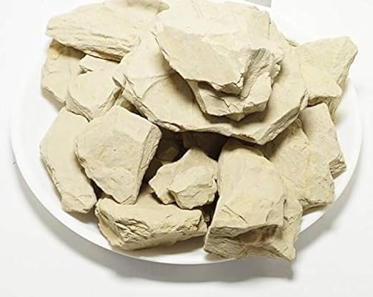 Pure and Natural Multani Mitti Stone – 1kg | Natural Fuller’s Earth Clay for Face, Skin & Hair Care | Chemical-Free Skincare Remedy.