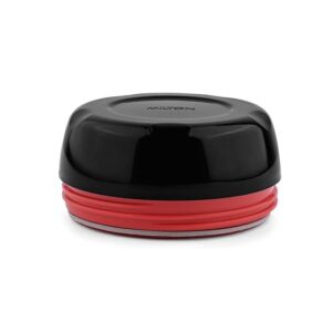 Spare PU-Filled Lid Compatible with Milton Dura/Stylo Tuff Jug, Leak-Proof Insulated Replacement Lid, Red & Black, Fits 750ml/1000ml/1500ml