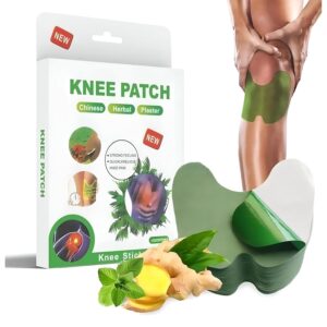 AROEVE Herbal Knee Patch for Pain Relief (Pack of 10) – Fast Soothing Support for Knee Pain Relief, Joint Comfort & Mobility | Pain Relief Patch for Old Age, Women & Daily Use