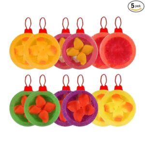 Bathroom Freshener Blocks, 50g Each, Pack of 5, Rose, Lavender, Sandal, Jasmine, Lemon Fragrance