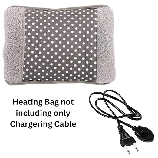 Electric Hot Water Bag Charger Cable, Quick Charging, Heating Bag Charger Cable Only Black - Image 5