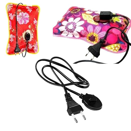 Electric Hot Water Bag Charger Cable, Quick Charging, Heating Bag Charger Cable Only Black - Image 3
