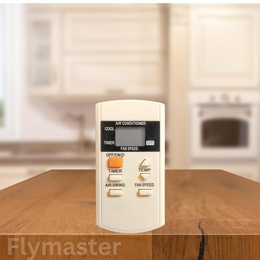 AC-44B Remote Control Compatible with Panasonic Split/Window Air Conditioners 6-Button Layout, White (Pack of 1) - Image 3