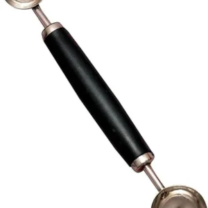 Melon Baller Stainless Steel Fruit Carving Knife, Slicer & Scooper 2 in 1 (Silver)