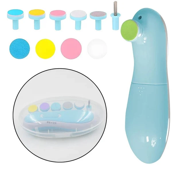 Nail Trimmers for New Born Babies, Baby Nails Cutter, Electric Kids Nail Grinder, Safe Nail Filer and Clippers for Newborn Or Toddler Toes and Fingernails with Light. - Image 3