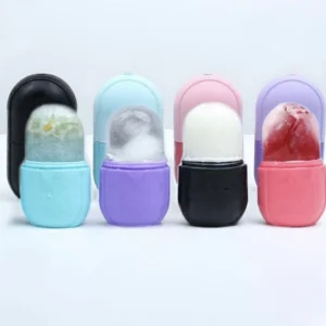 Premium Silicon Ice Roller | Reusable, Leakproof, and Unbreakable | Face Ice Therapy (Multicolor Ice Roller)