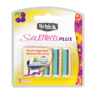 Schick Silk Effects Plus Razor Blade Refills for Women - 5 Blades