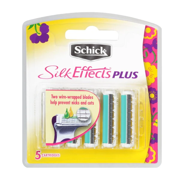 Schick Silk Effects Plus Razor Blade Refills for Women - 5 Blades